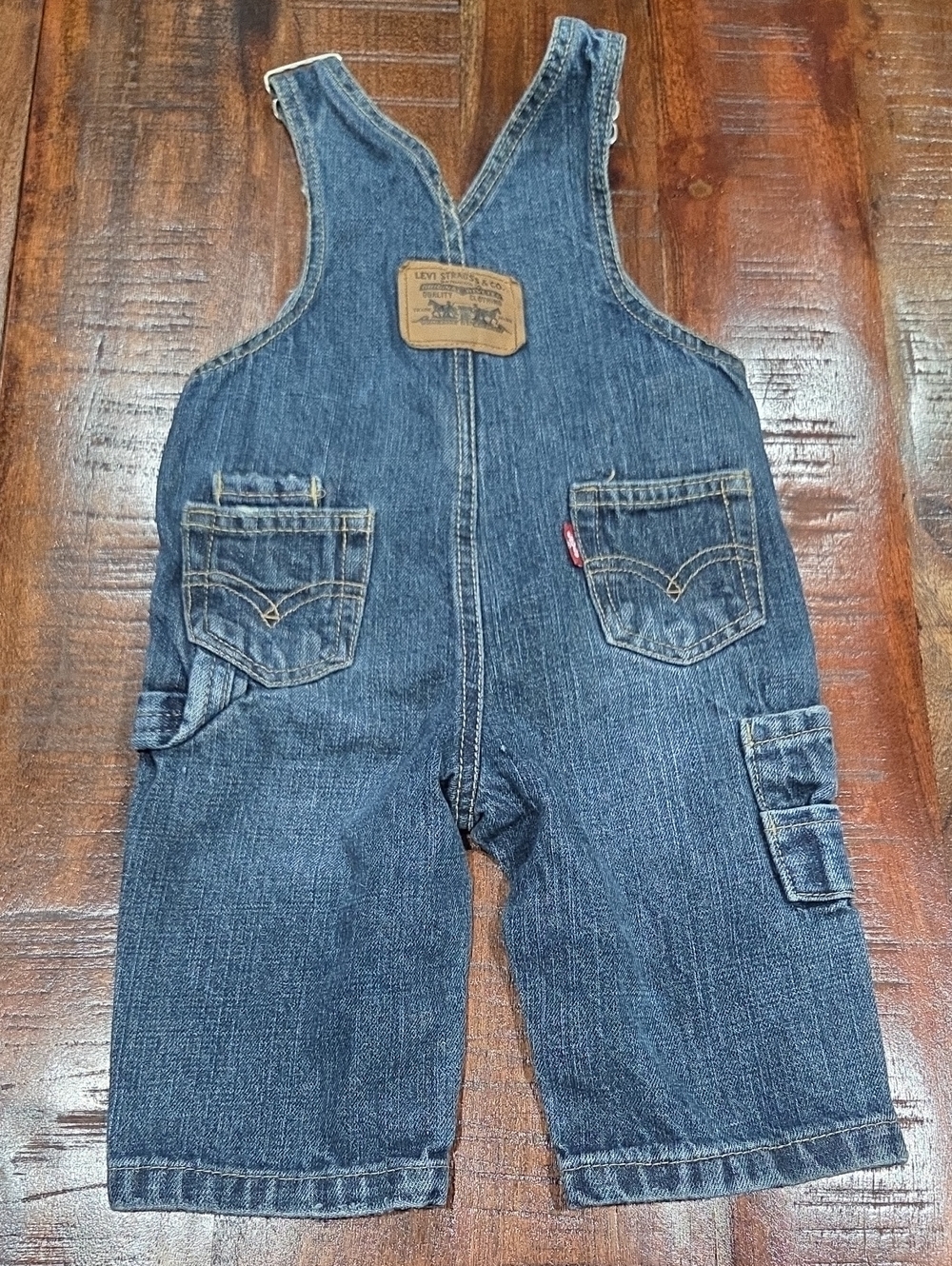 Baby Levi's Denim Overalls Size 3/6 Months